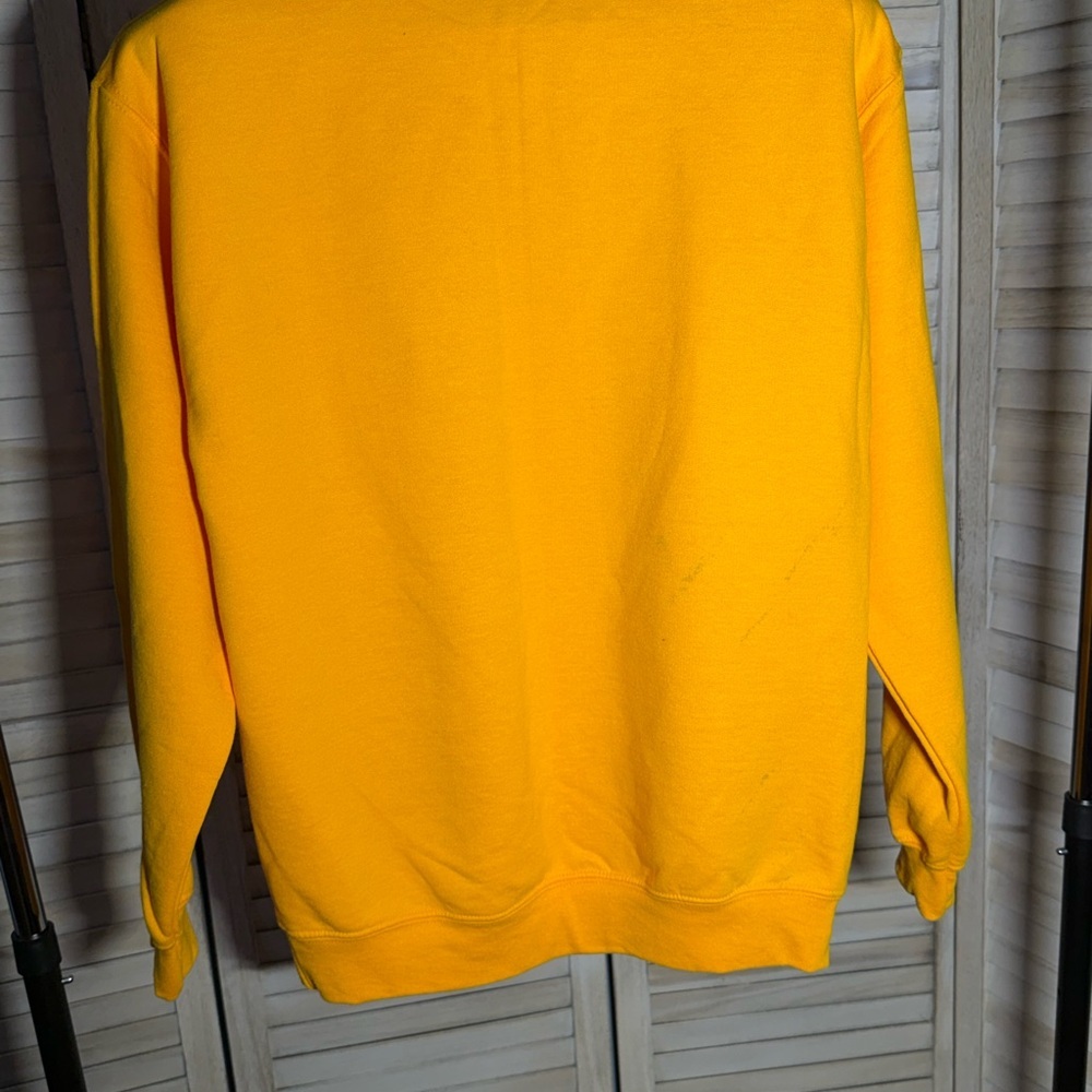 Gildan Yellow Aries Sweatshirt - Picture 5 of 6